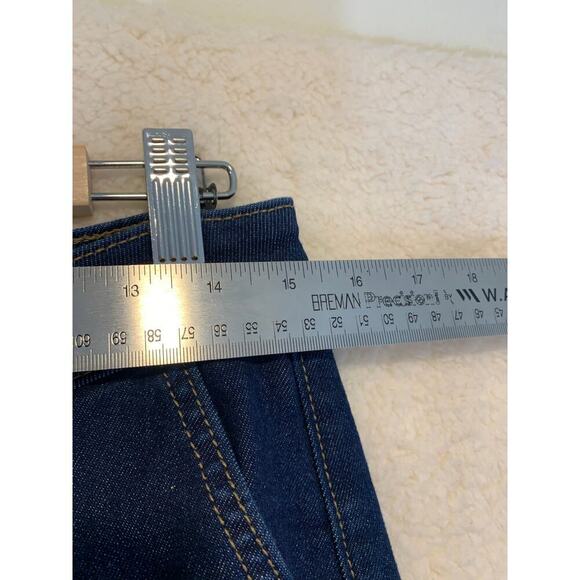 Old Navy Extra High Rise Flare Jeans Size 10 Boho Hippie Dark Wash 70s Style - Picture 4 of 7